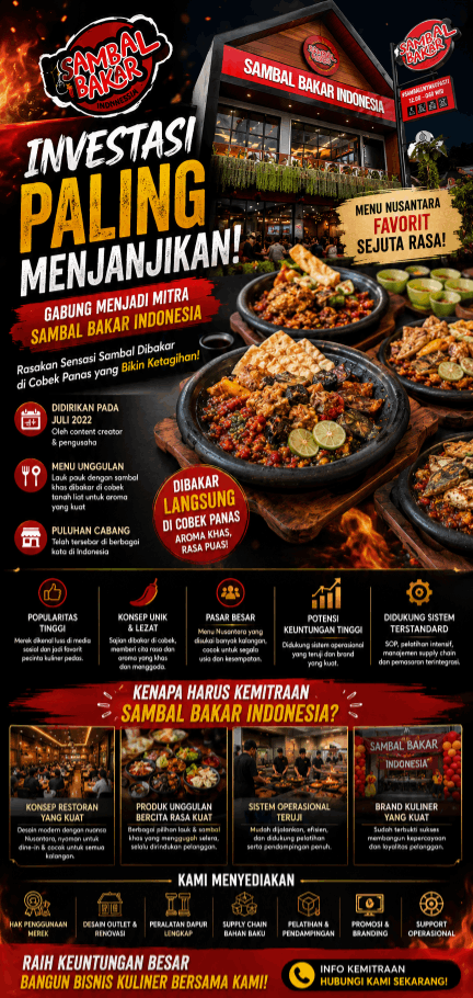 Franchise Sambal Bakar Indonesia