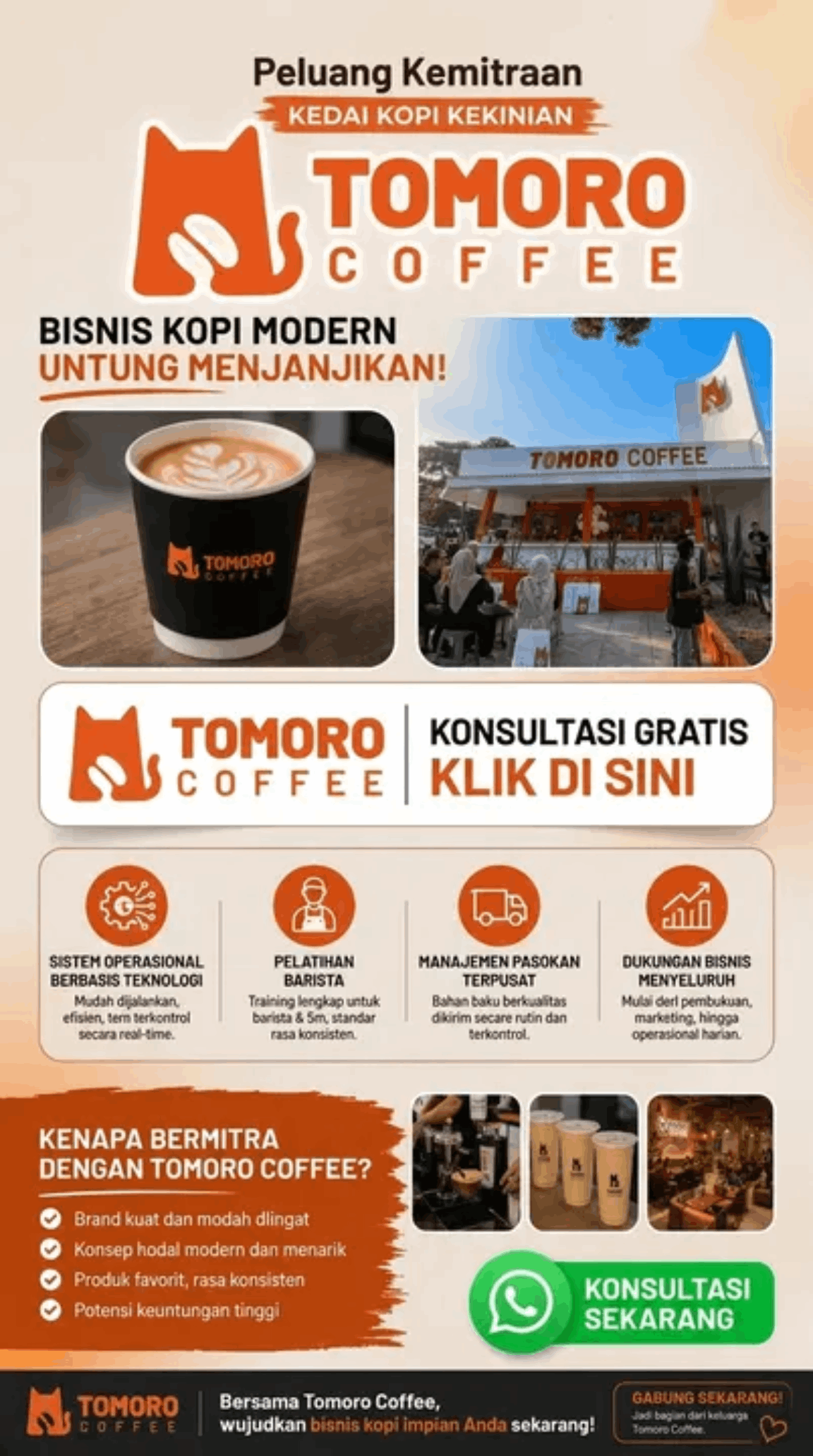 Peluang Bisnis Tomoro Coffee